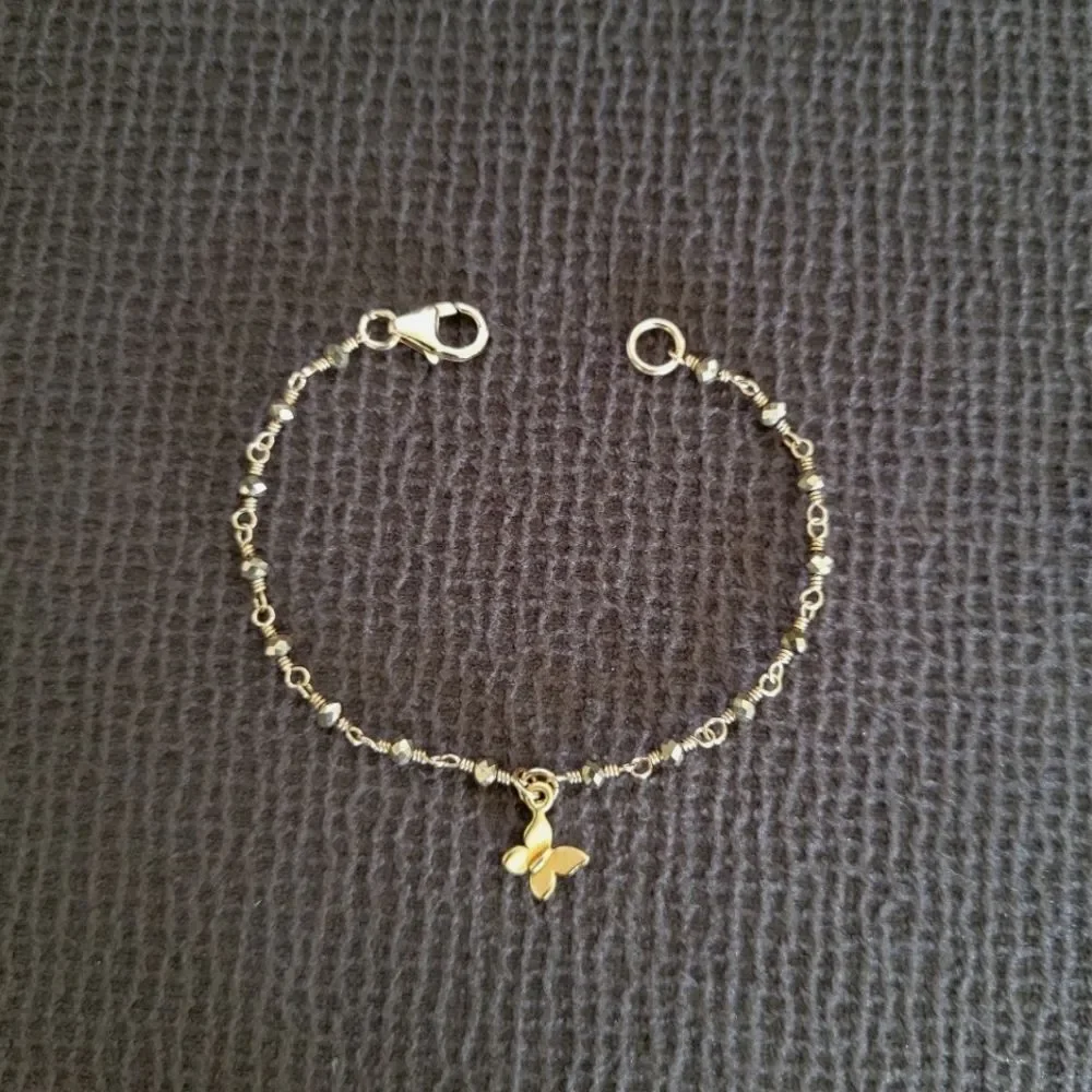 ✨️HP✨️ Dainty Gold💛 Pyrite Bracelet Trio3️⃣ - NWOT